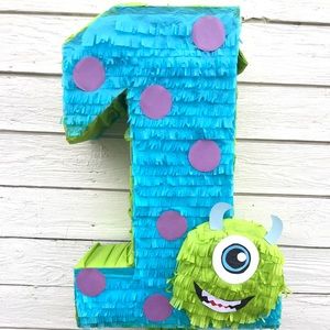 Monster inc number one piñata.